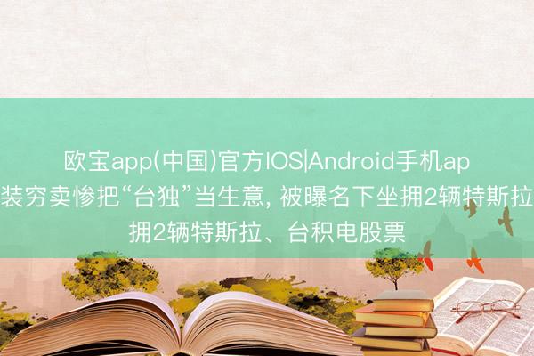 欧宝app(中国)官方IOS|Android手机app下载 沈伯洋装穷卖惨把“台独”当生意， 被曝名下坐拥2辆特斯拉、台积电股票