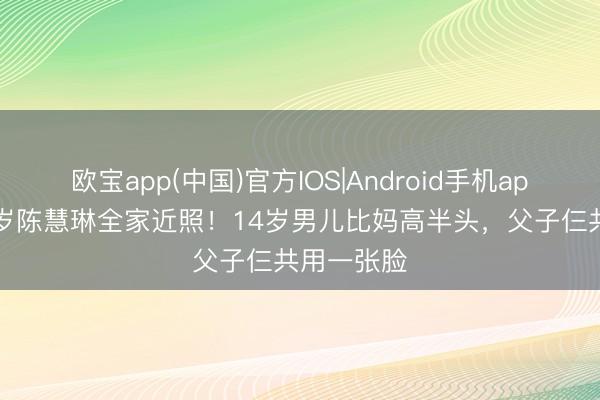 欧宝app(中国)官方IOS|Android手机app下载 53岁陈慧琳全家近照！14岁男儿比妈高半头，父子仨共用一张脸