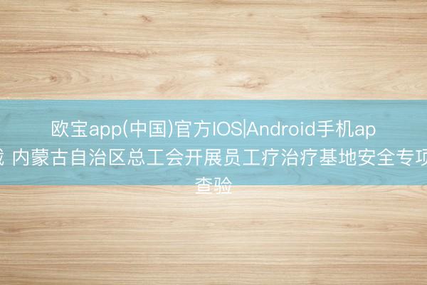 欧宝app(中国)官方IOS|Android手机app下载 内蒙古自治区总工会开展员工疗治疗基地安全专项查验
