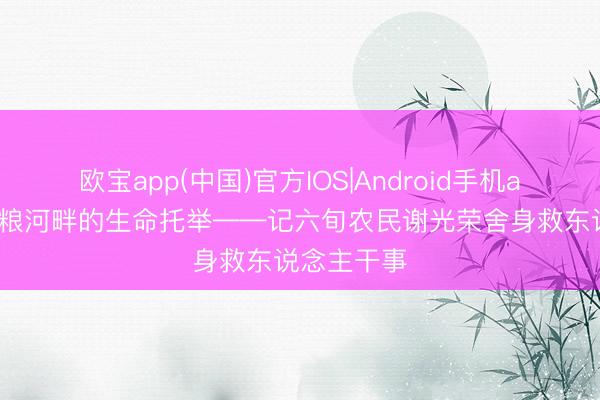 欧宝app(中国)官方IOS|Android手机app下载 运粮河畔的生命托举——记六旬农民谢光荣舍身救东说念主干事